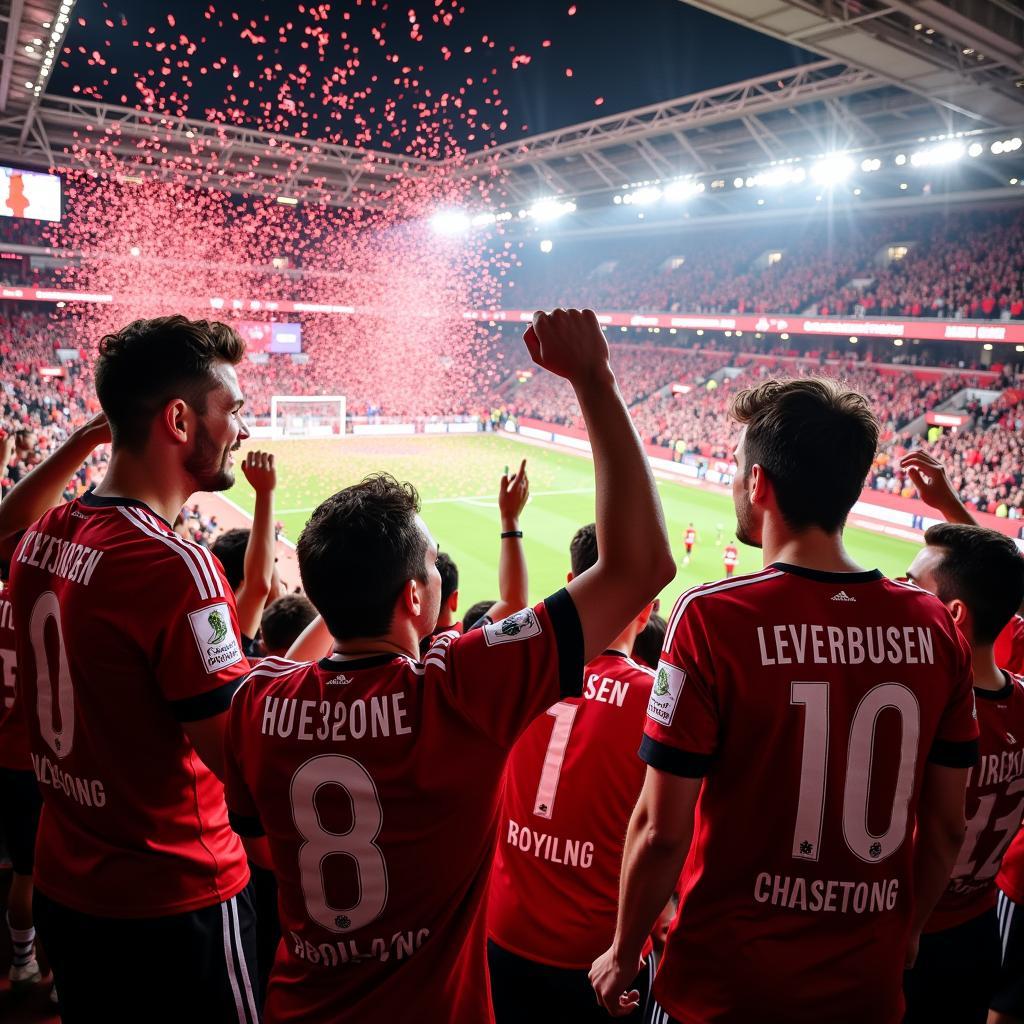 Bayer 04 Leverkusen BayArena Feier