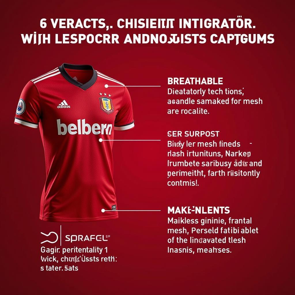 Technologie im Bayer 04 Leverkusen Castore Trikot