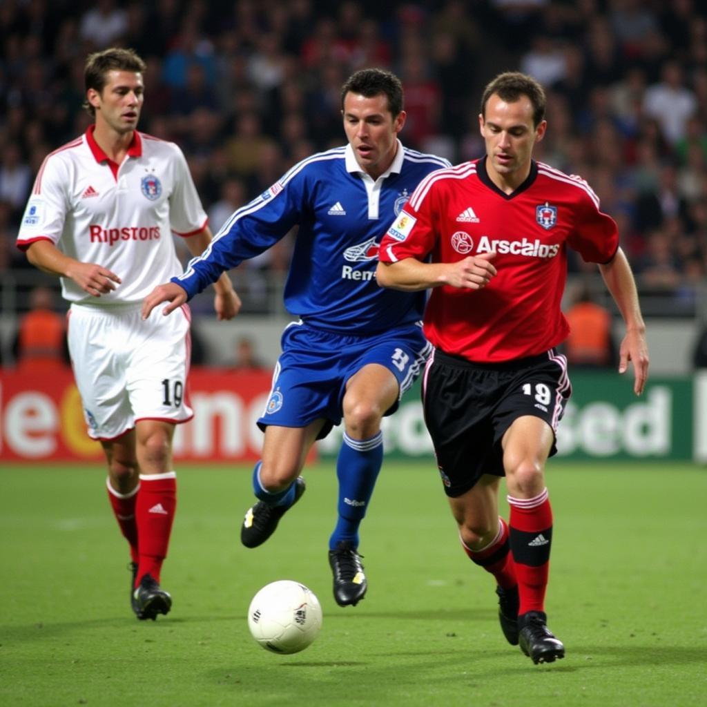 Bayer 04 Leverkusen im DFB-Pokal Finale 2001 gegen Schalke 04