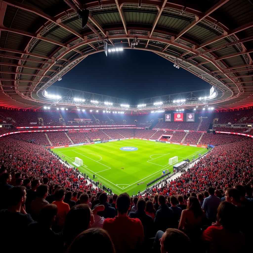 Bayer 04 Leverkusen Fans in der BayArena