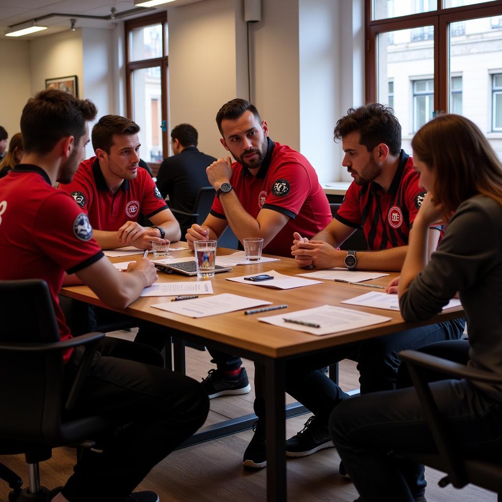 Bayer 04 Leverkusen Fans: Wie sieht die Zukunft aus? Fans diskutieren über die Zukunft der Fan-Szene nach der Schließung der 7th Main Street Leverkusen.