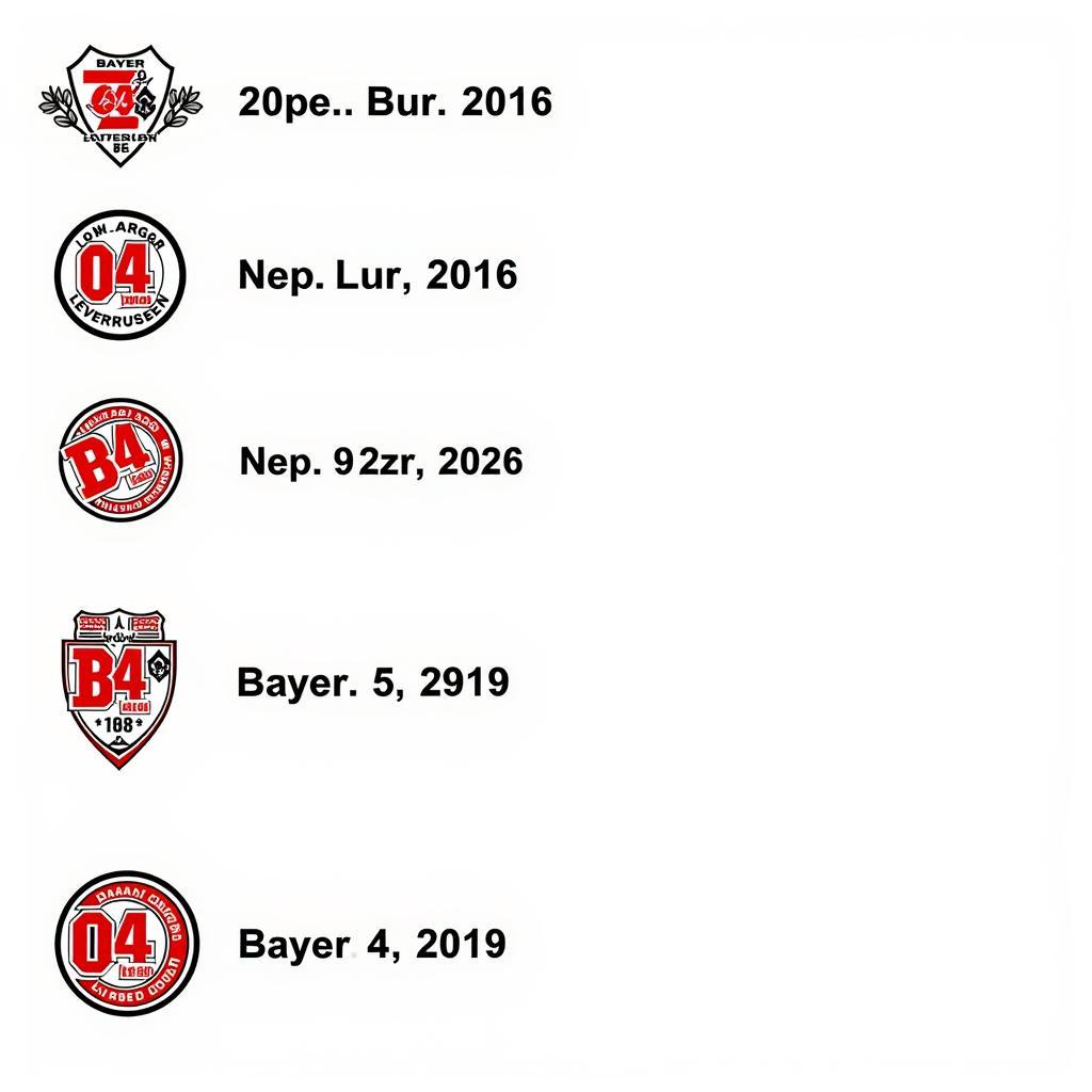 Bayer 04 Leverkusen Logo Historie im PNG-Format