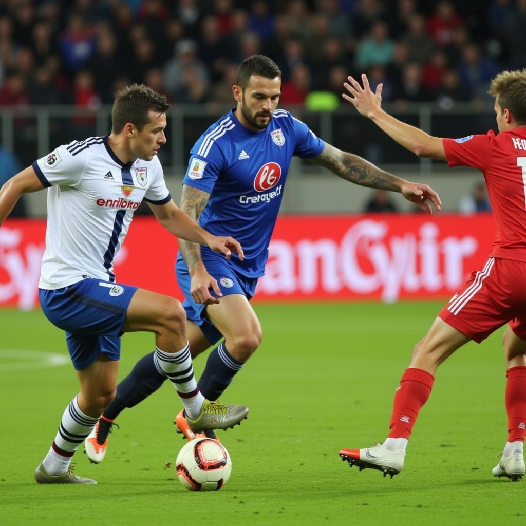 Offensive von Bayer 04 Leverkusen gegen Defensive von Arminia Bielefeld