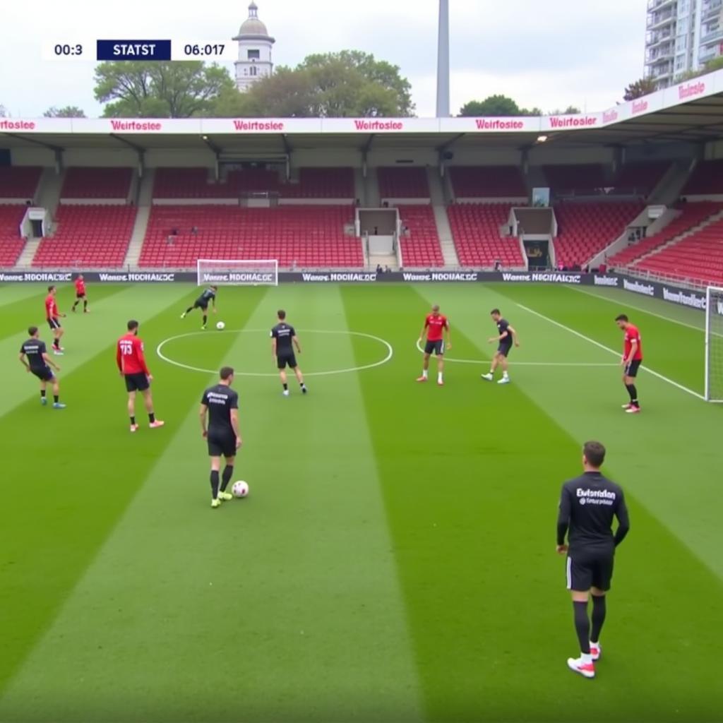 Bayer 04 Leverkusen Offensive im Training