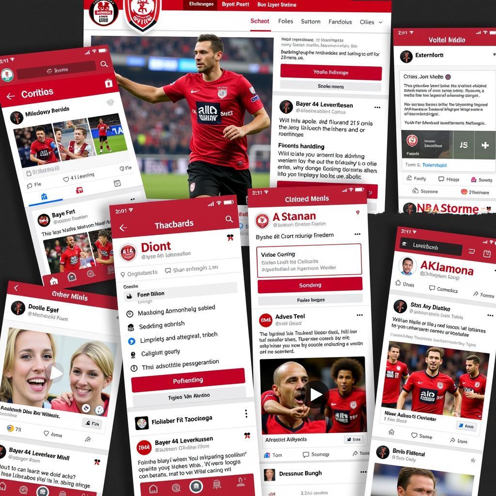 Bayer 04 Leverkusen's Social Media Präsenz