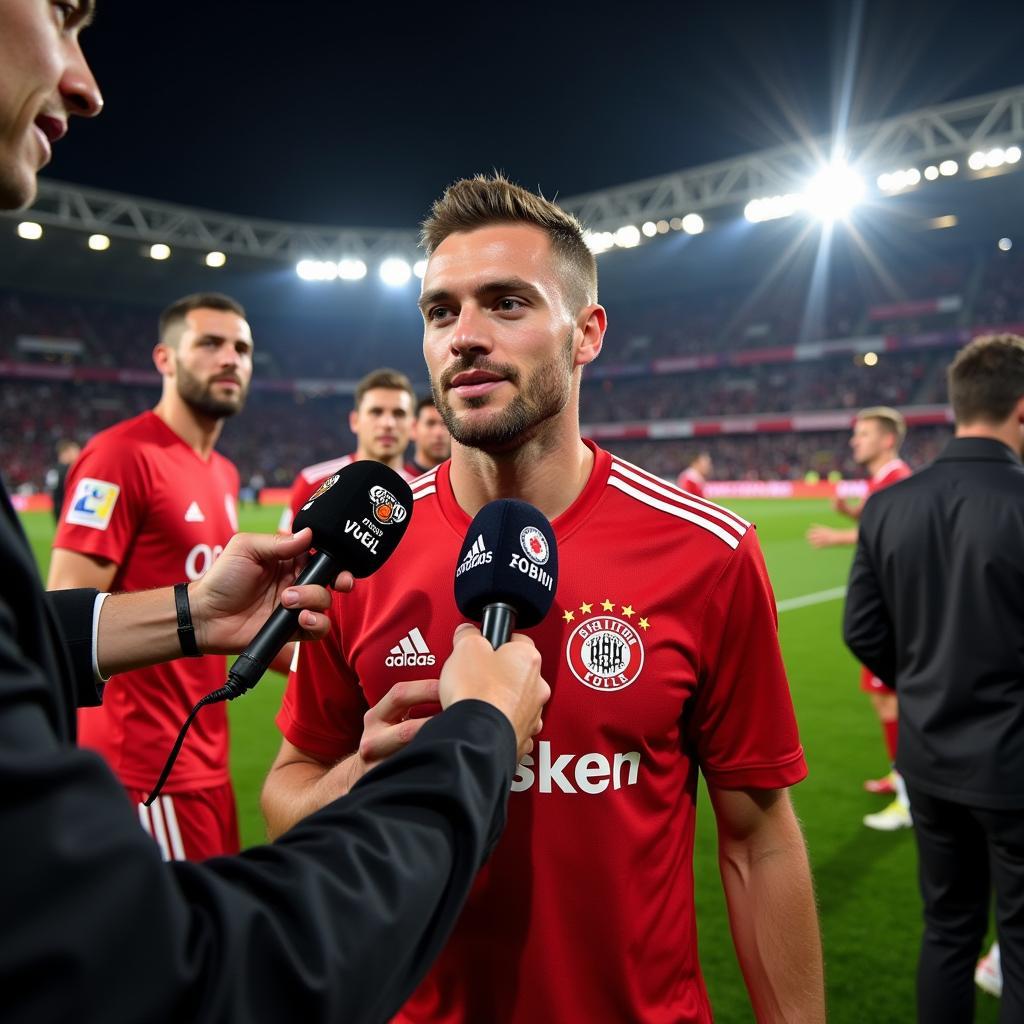 Bayer 04 Leverkusen Spieler im Interview