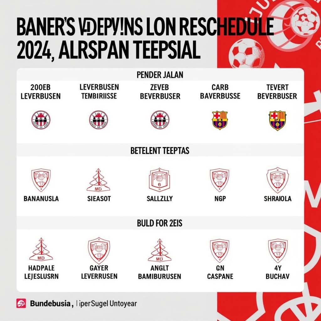 Bayer 04 Leverkusen Spielplan 2024 Bundesliga