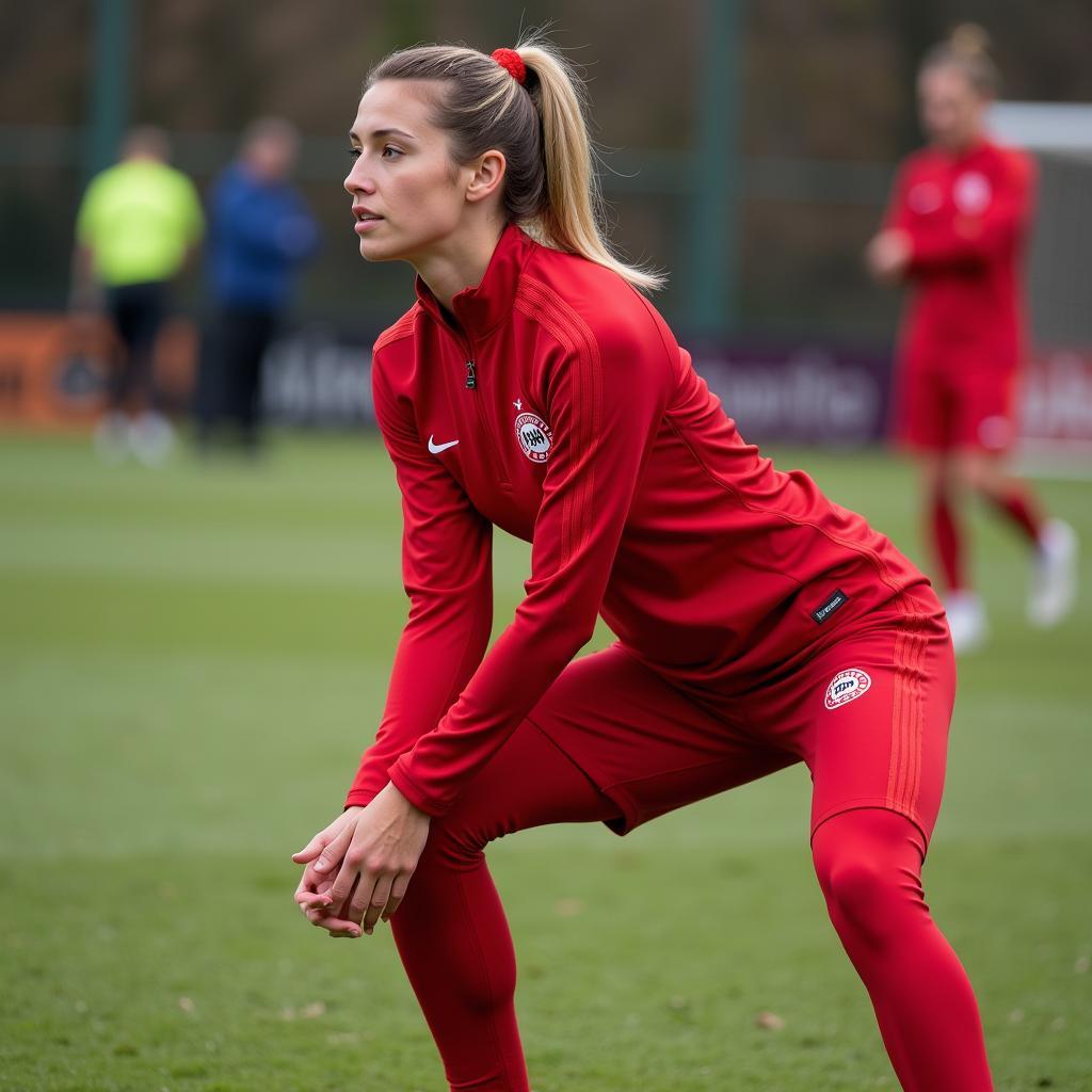 Bayer 04 Leverkusen Trainingsanzug Damen - Rot