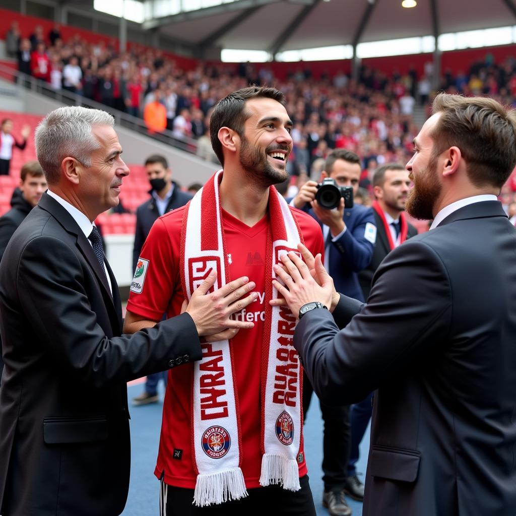 Bayer 04 Leverkusen Transfergerüchte: Ein neuer Spieler kommt an der BayArena an.