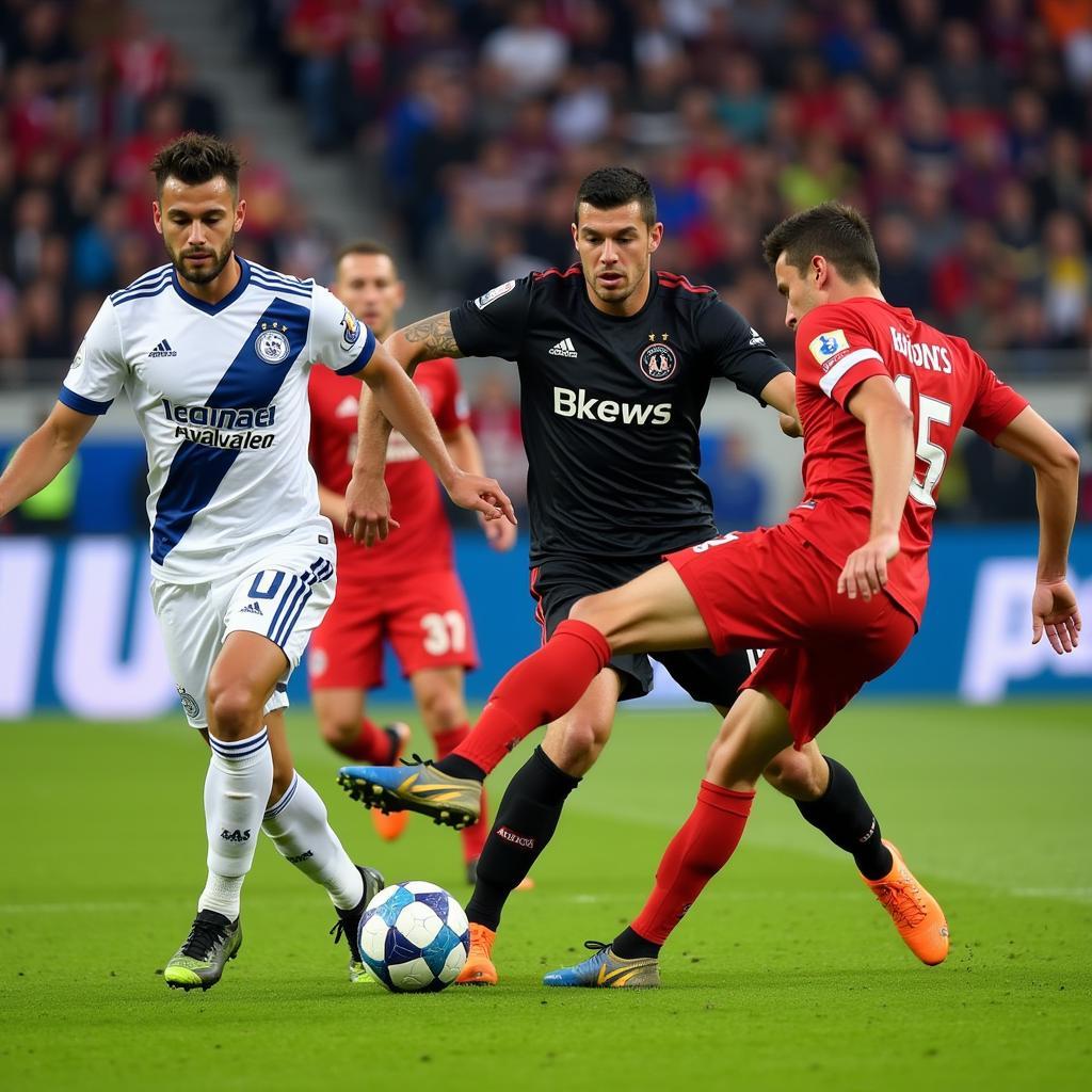 Bayer 04 Leverkusen gegen TSG 1899 Hoffenheim Spielszene