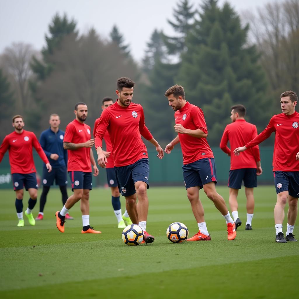 Bayer 04 Leverkusen U19 Kader Trainingseinheit