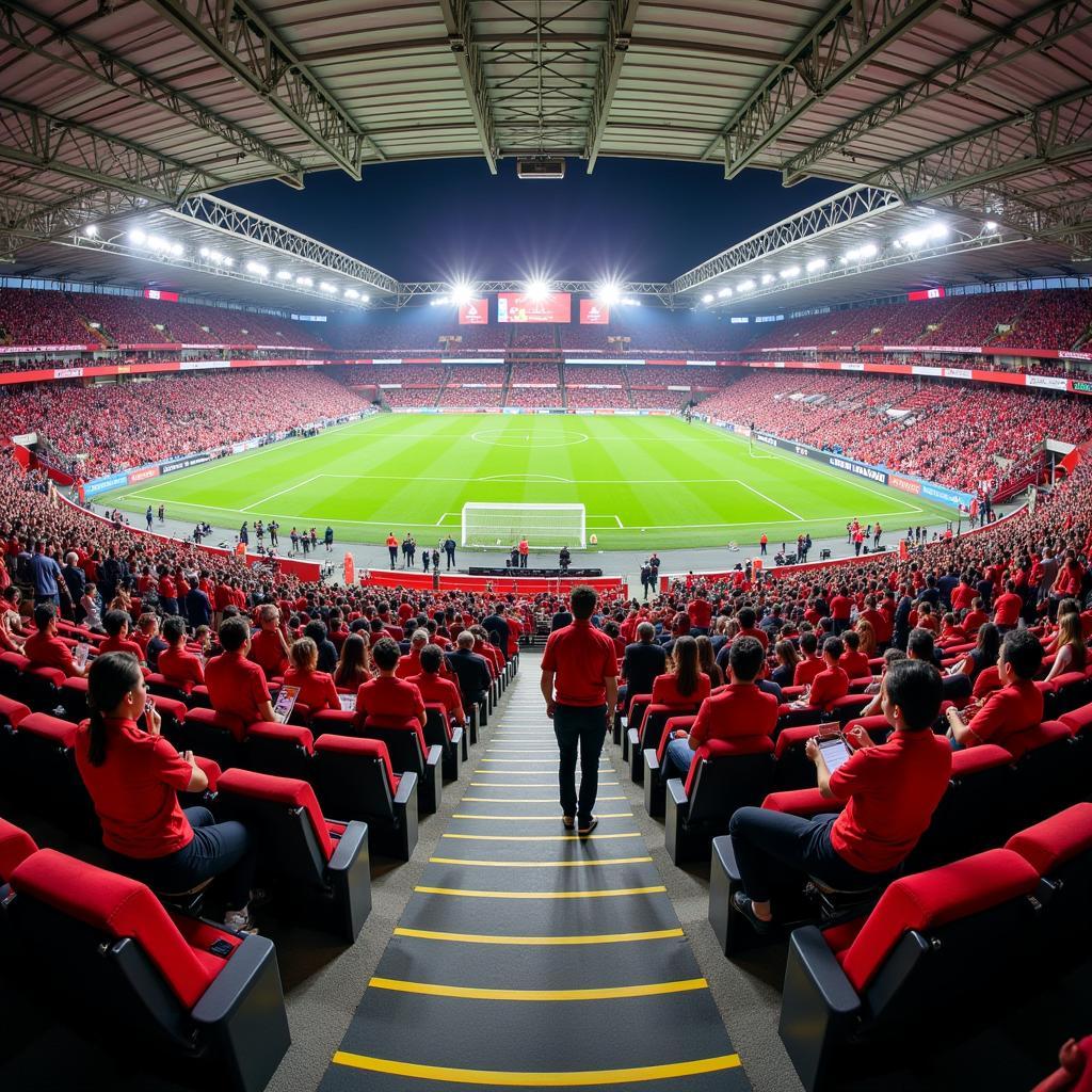 Bayer 04 Leverkusen Vollzeit Jobs im Stadion