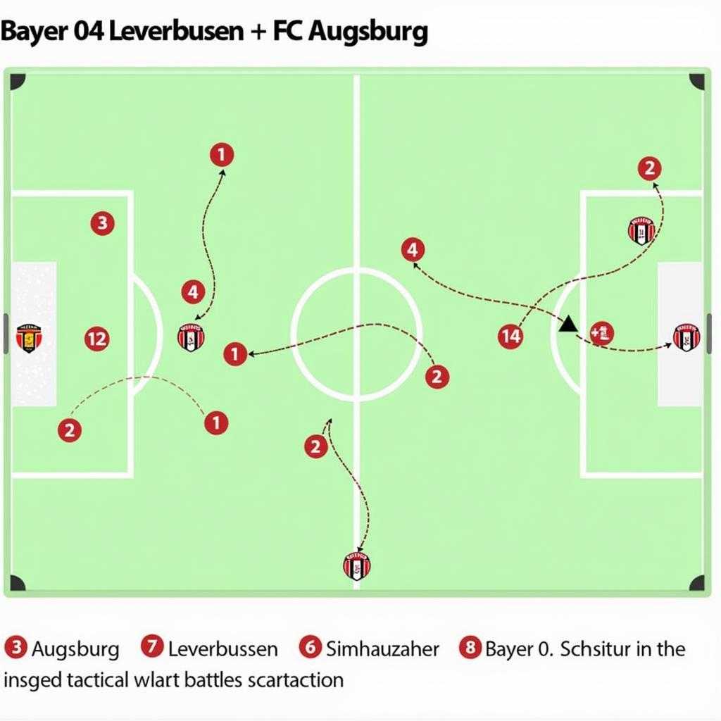 Bayer 04 Leverkusen vs FC Augsburg Taktiken