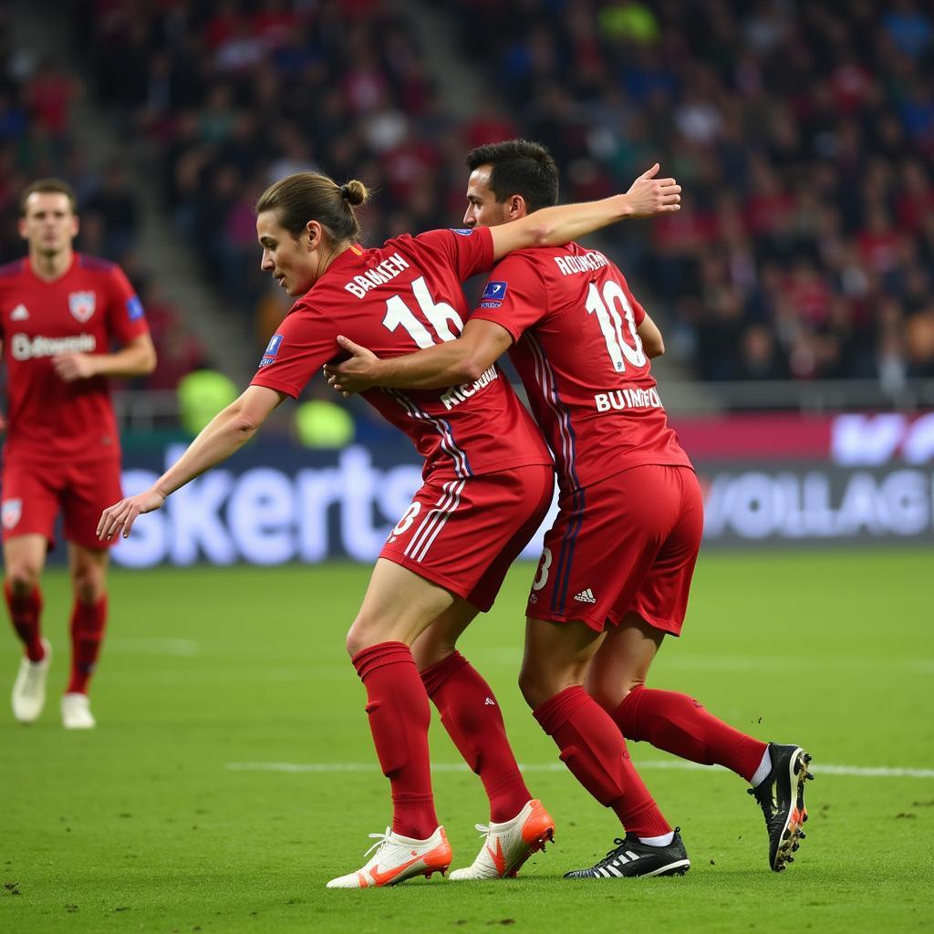 Bayer 04 Leverkusen gegen Wehen Wiesbaden Historische Begegnung