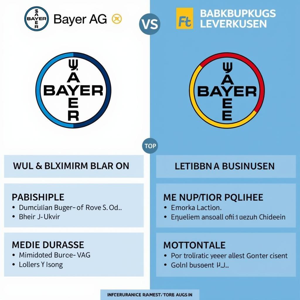 Bayer AG vs. Bayer 04 Leverkusen