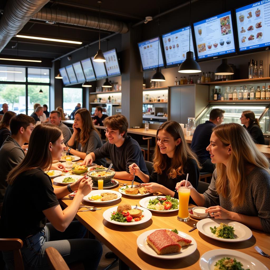 Mittagessen im Bayer Kasino Leverkusen