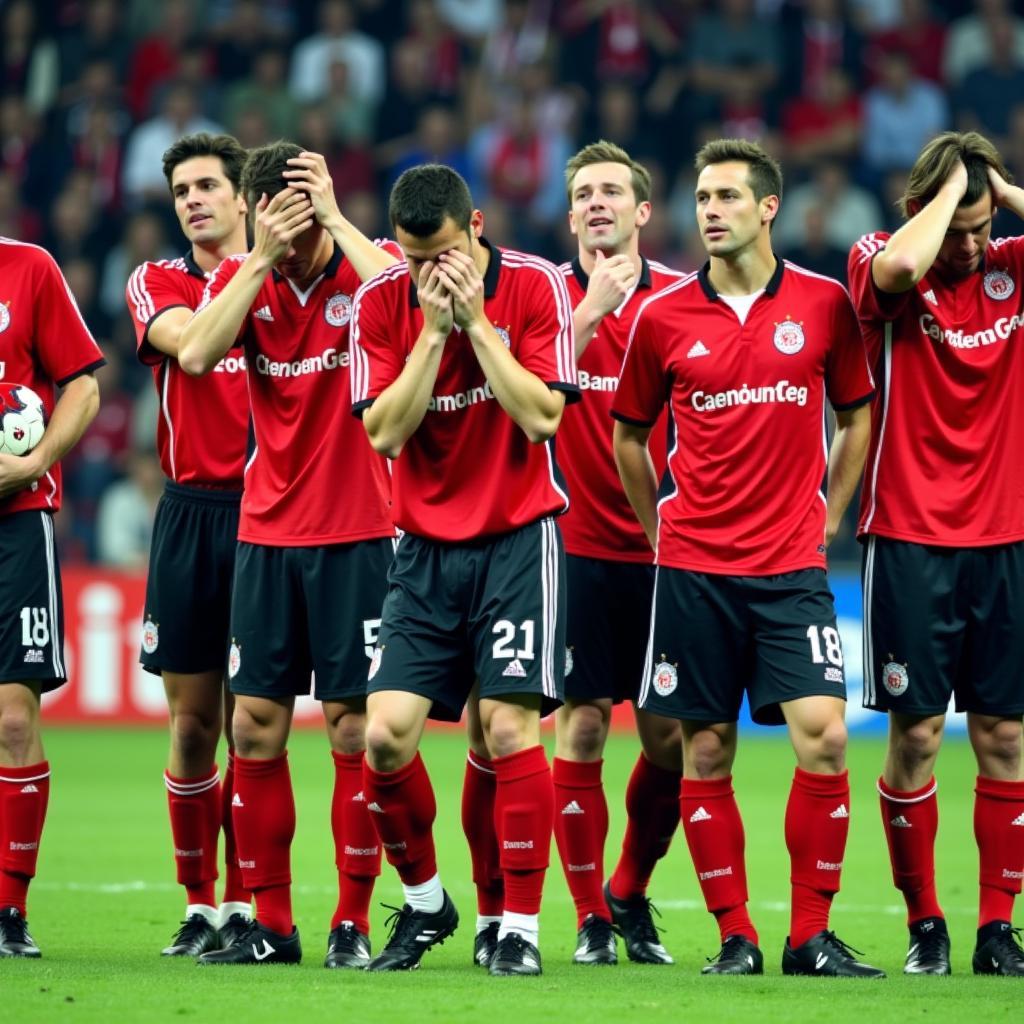 Bayer Leverkusen DFB-Pokal Finale Niederlage 2001