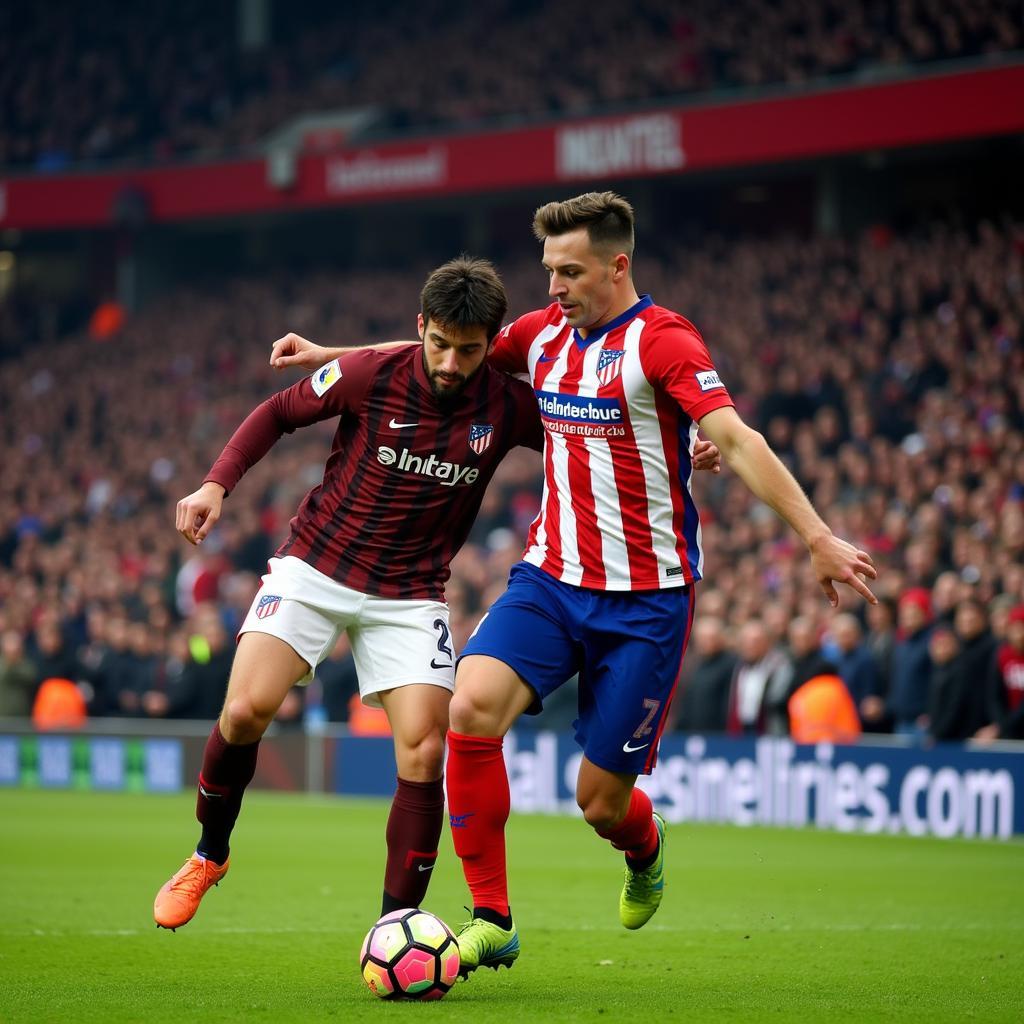 Bayer Leverkusen spielt gegen Atletico Madrid in einem spannenden Live-Spiel.