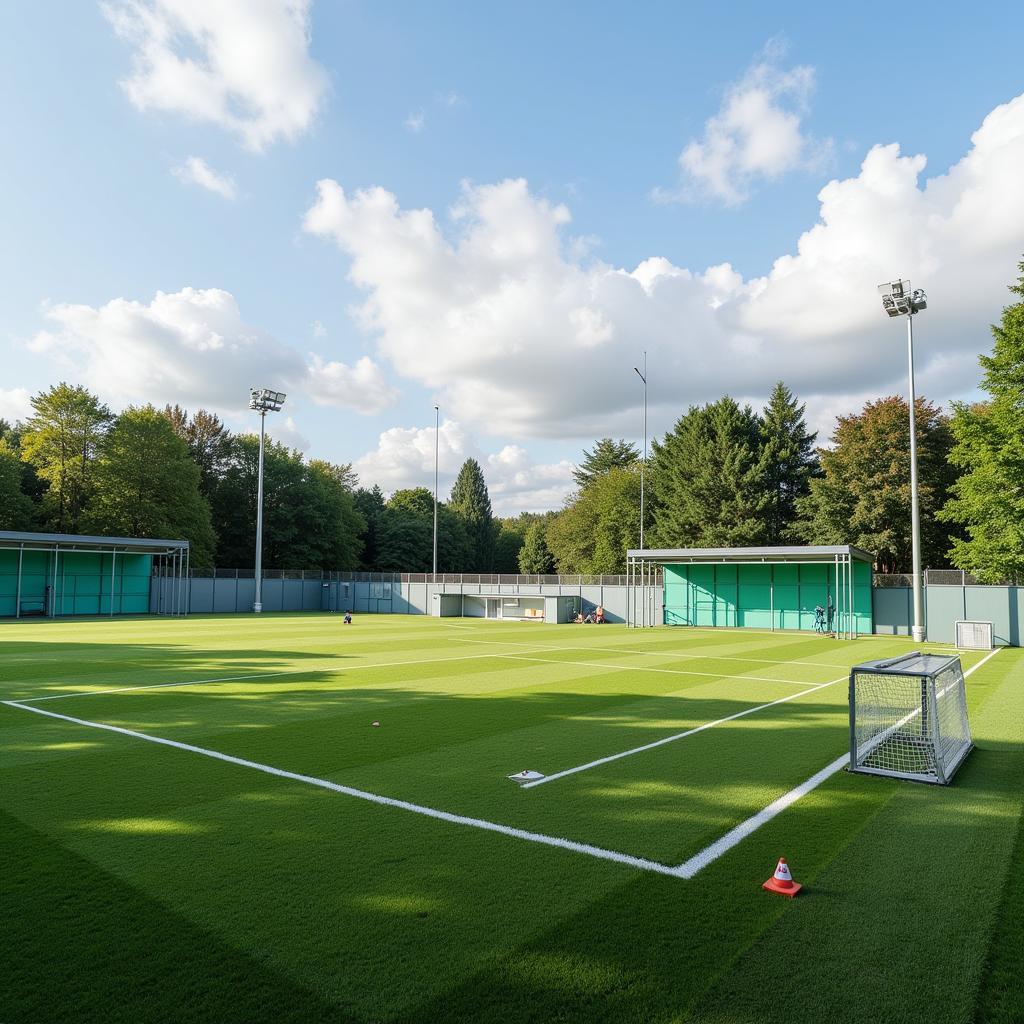 Bayer Leverkusen Trainingsgelände an der Augustastr