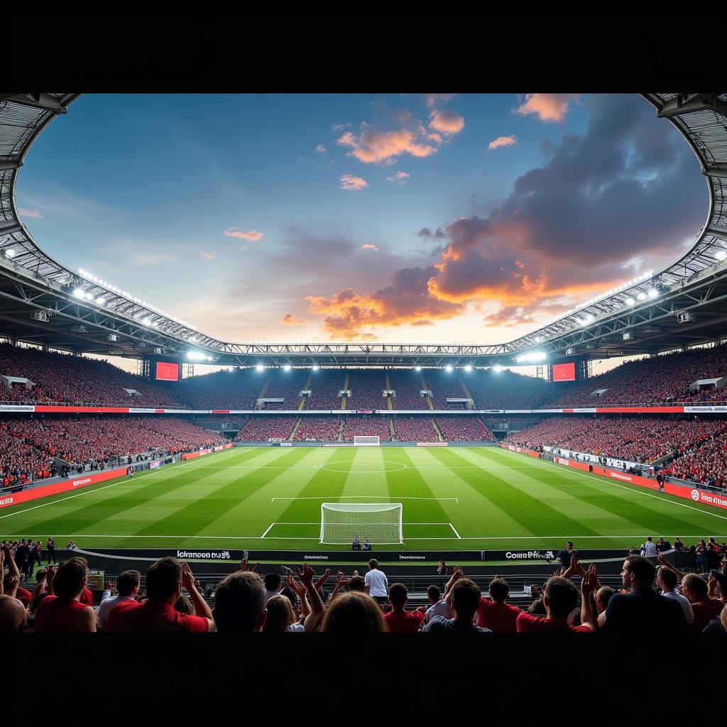 Bayer Leverkusen in der BayArena - Zukunft