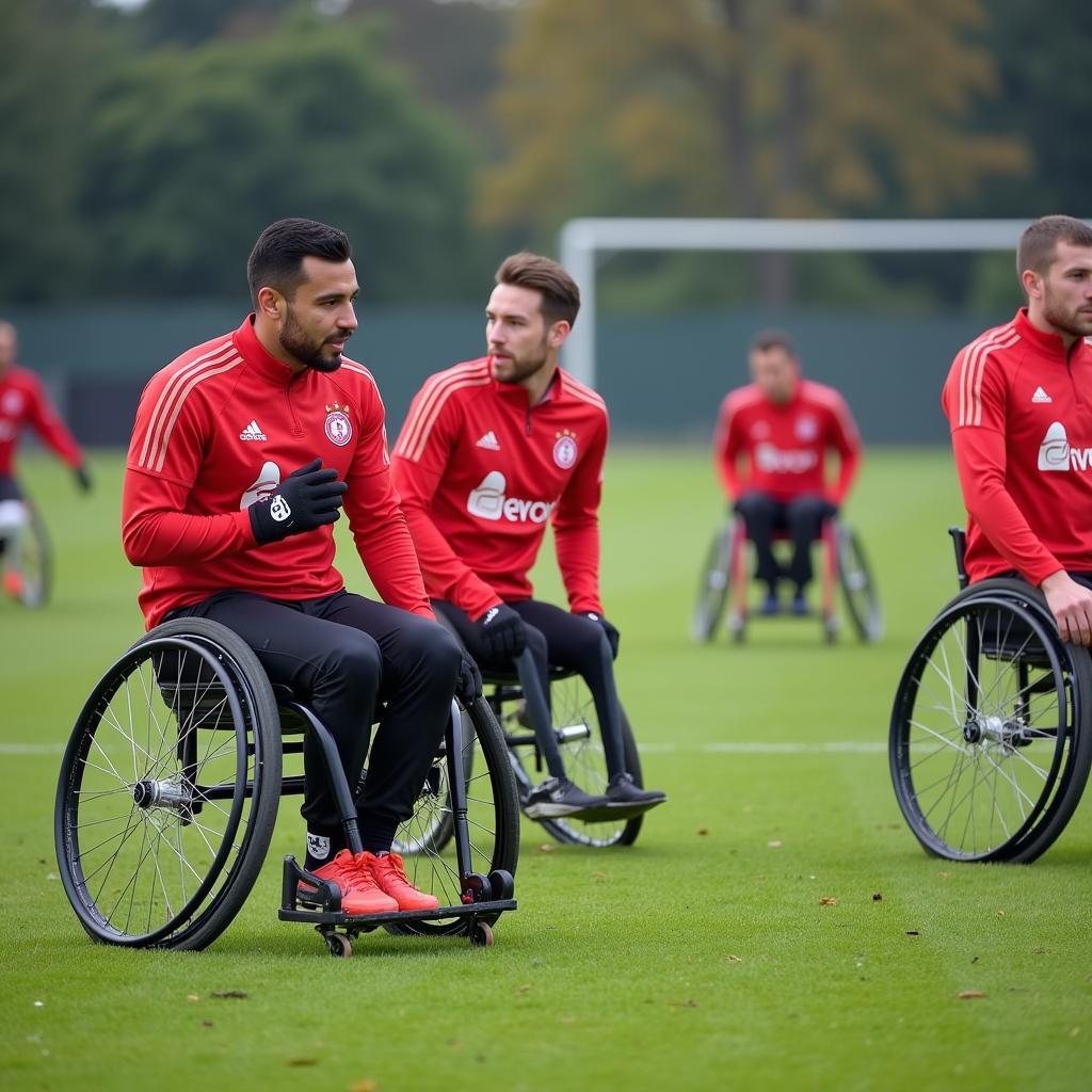 Bayer Leverkusen Behindertensport Training