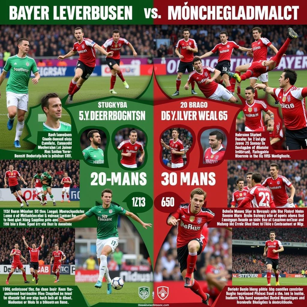 Historische Duelle zwischen Bayer Leverkusen und Borussia Mönchengladbach