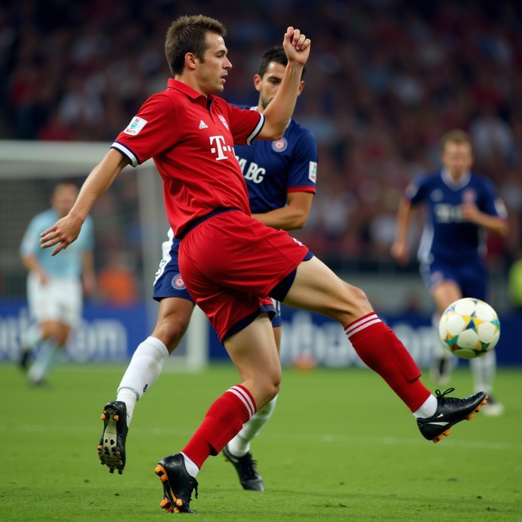 Bayer Leverkusen im Champions League Finale 2002