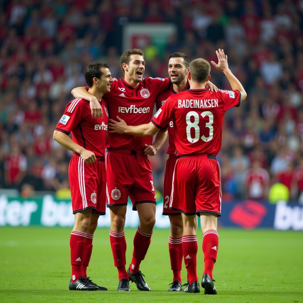 Bayer Leverkusen im Champions League Finale 2002