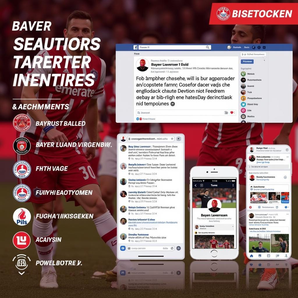 Bayer Leverkusen Fans interagieren auf Facebook