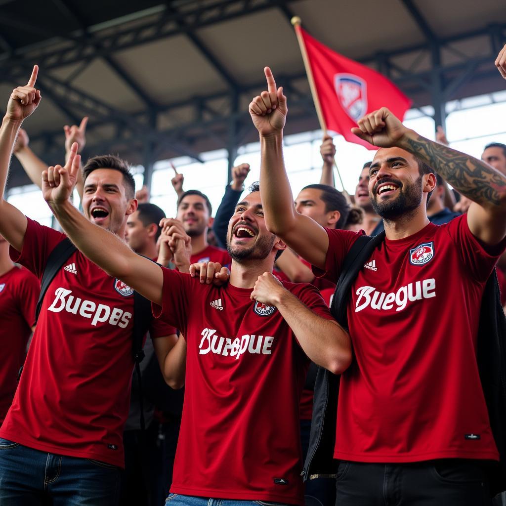 Bayer Leverkusen Fan-Veranstaltungen: Fans feiern gemeinsam im Stadion