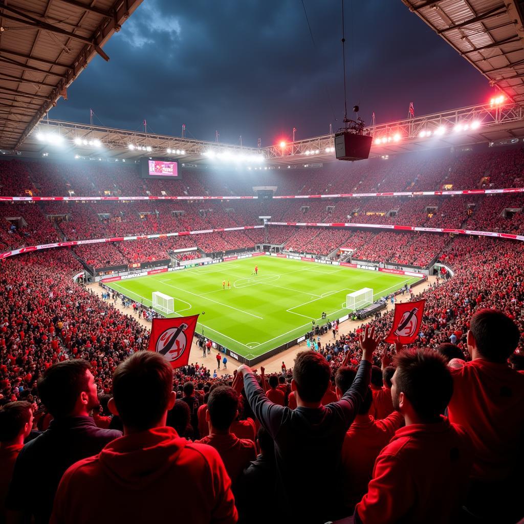 Die Fans von Bayer 04 Leverkusen: Leidenschaftlich und treu.