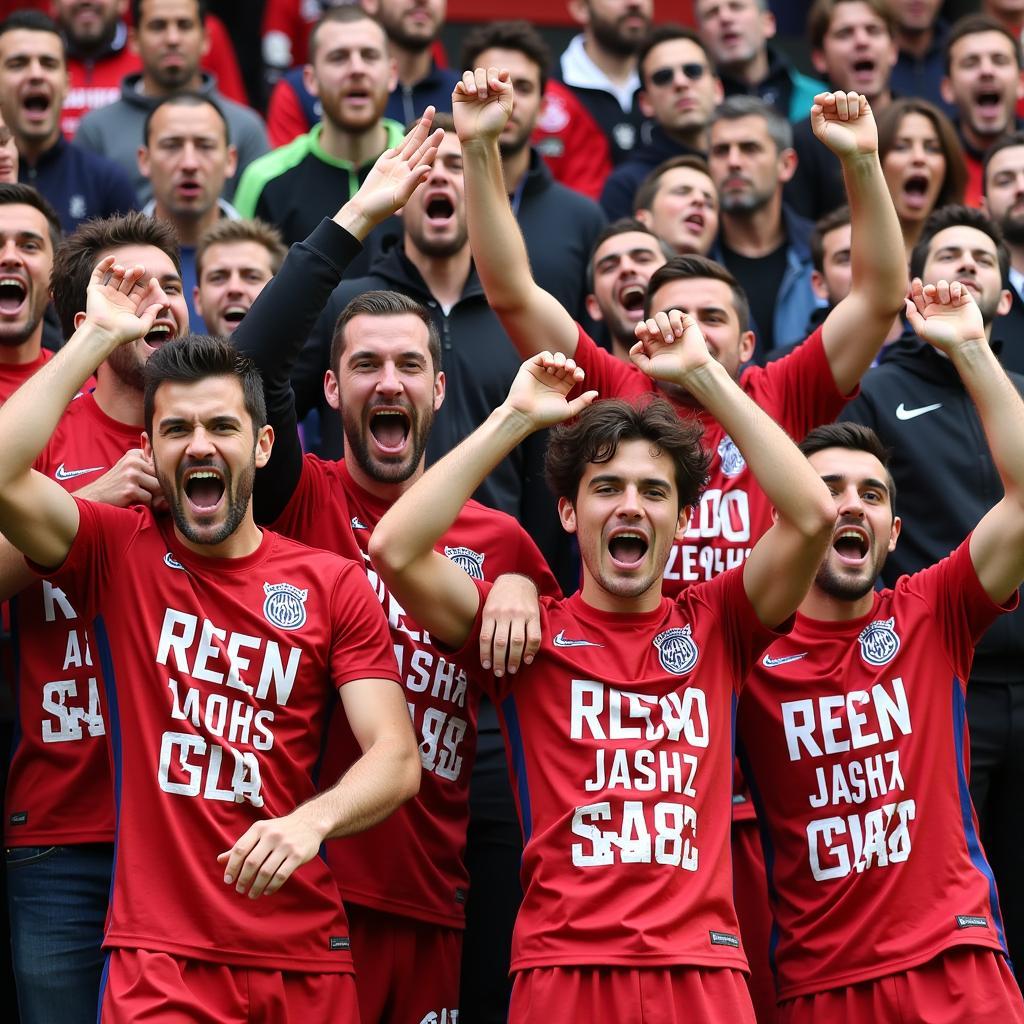 Bayer Leverkusen Fans diskutieren Gerüchte in den sozialen Medien