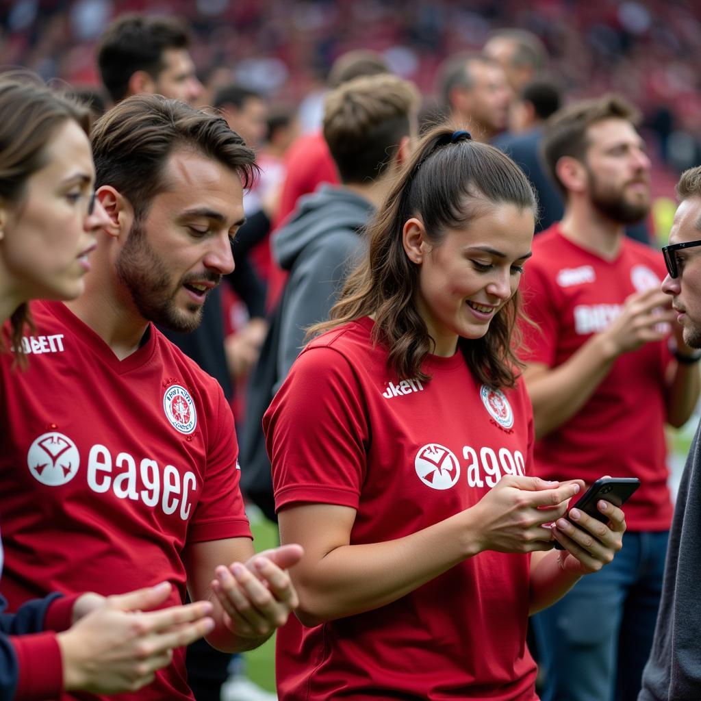 Bayer Leverkusen Fans und Social Media:  Verbinden und Austauschen mit anderen Fans