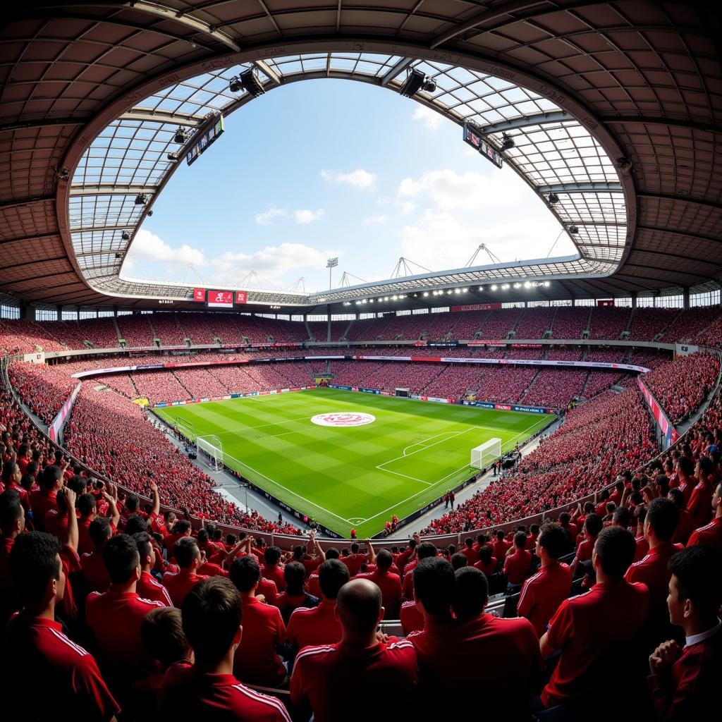 Bayer Leverkusen Fans:  Unverzichtbare Unterstützung.