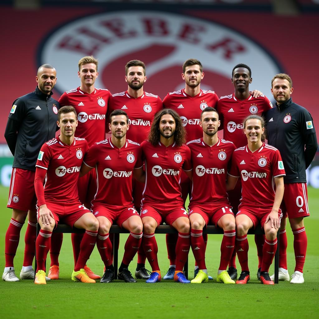 Bayer Leverkusen FDA Mannschaftsfoto 2019