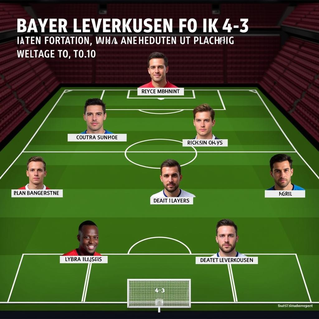 Bayer Leverkusen Formation 4-3-3 in der Saison 2024