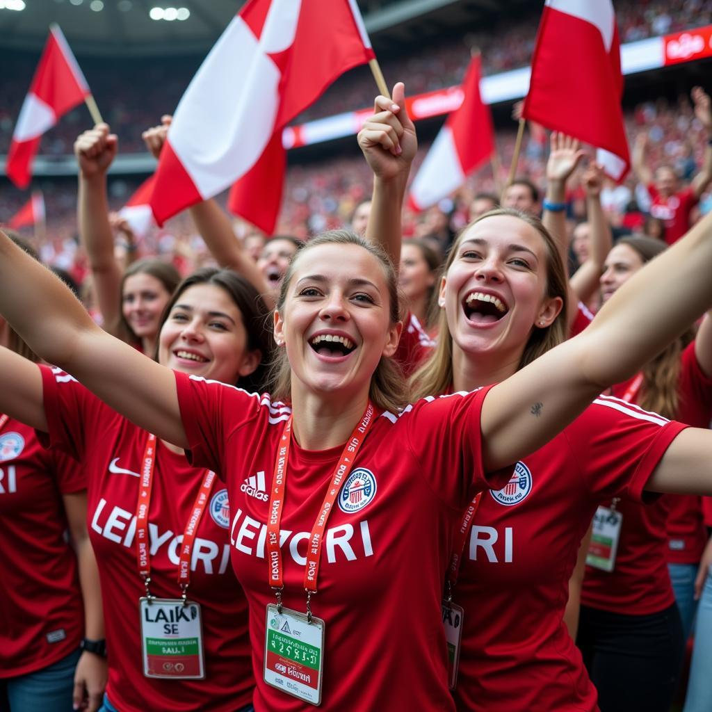 Bayer Leverkusen Frauen Facebook: Fans feiern einen Sieg