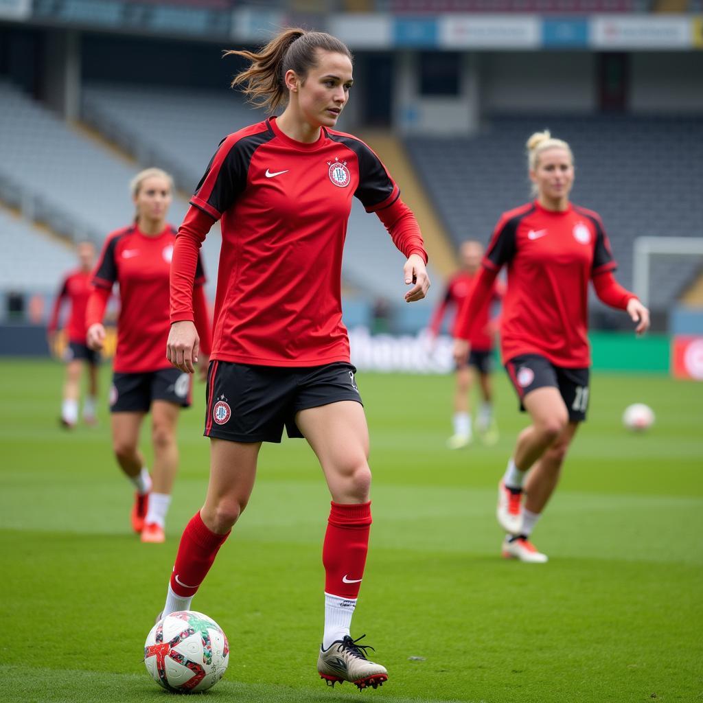 Bayer Leverkusen Frauen U23 Trainingseinheit