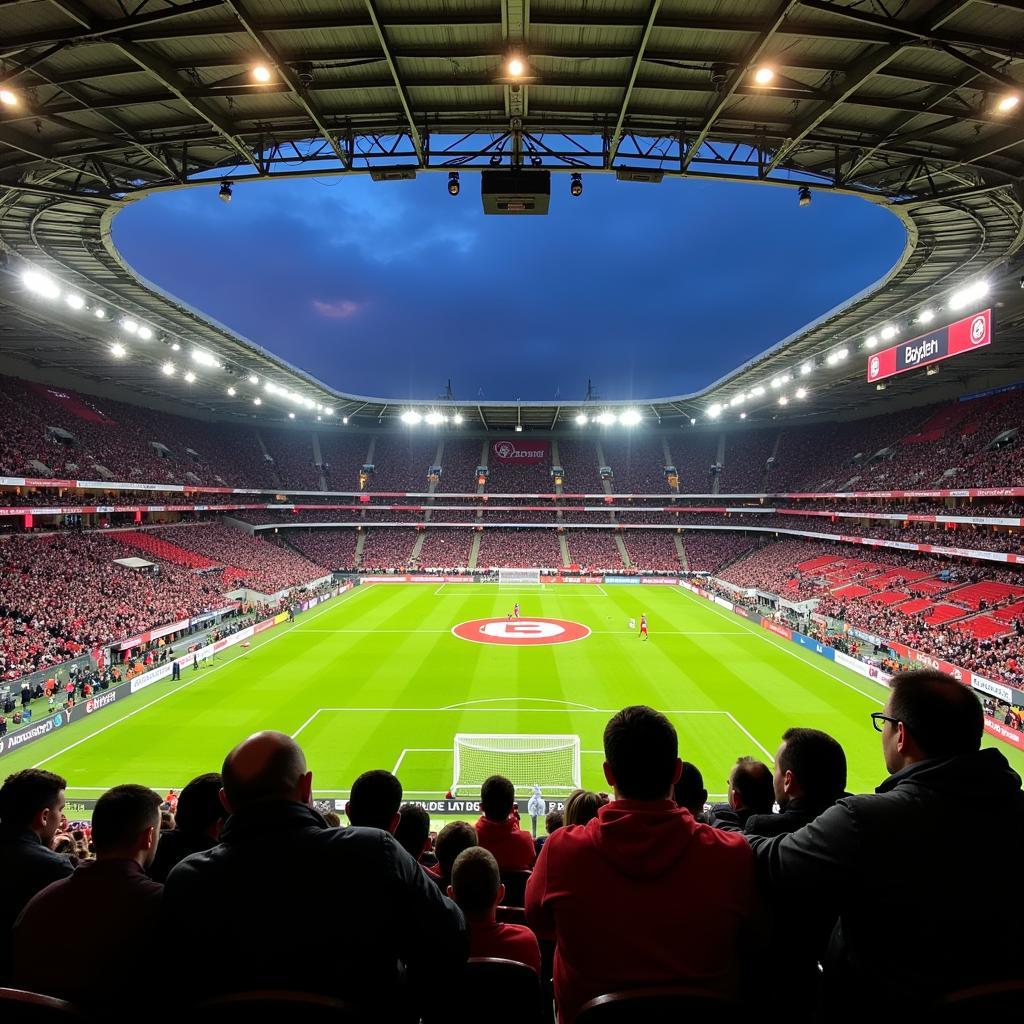 Heimspiel von Bayer Leverkusen in der BayArena