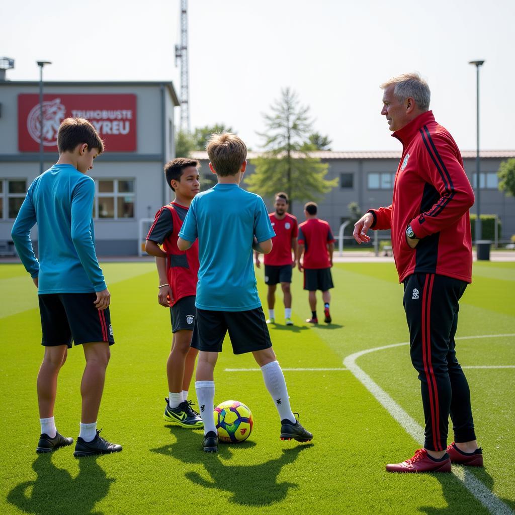 Bayer Leverkusen Jugendförderung am Kreispark