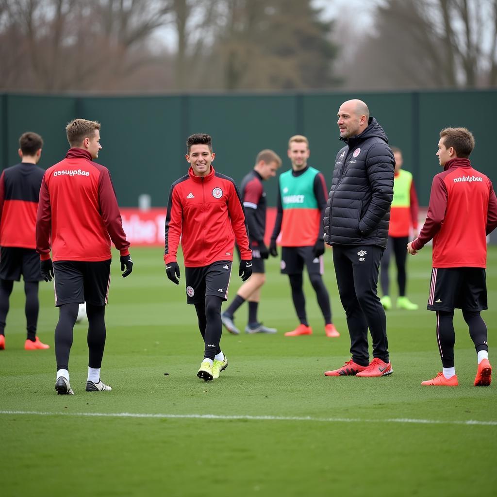 Bayer Leverkusen Jugendspieler Training