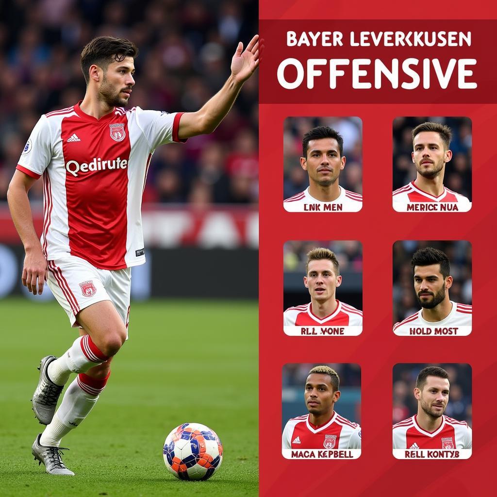 Die Offensivspieler von Bayer Leverkusen im Kader 2023/24