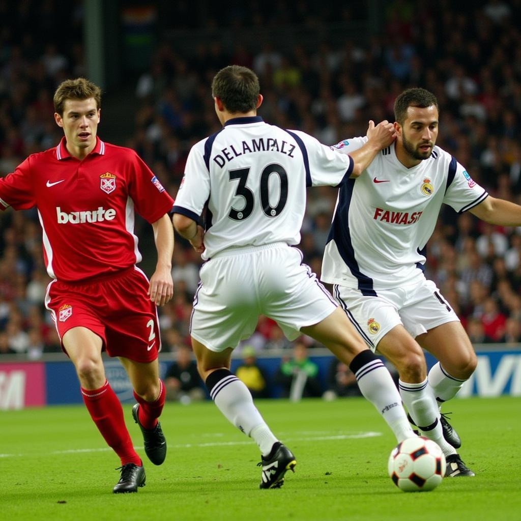 Bayer Leverkusen gegen Real Madrid im Champions League Finale 2002