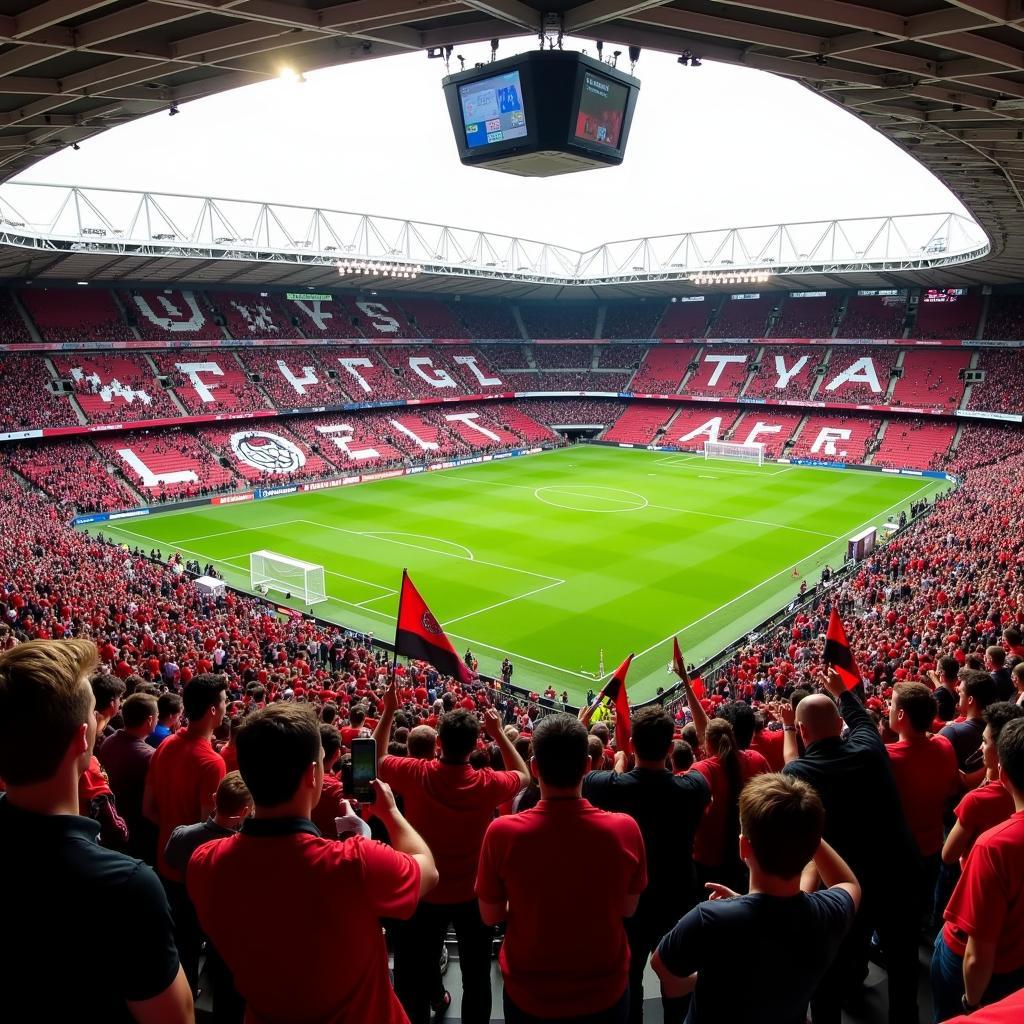 Bayer Leverkusen Spiel in der BayArena am 05.08.2017