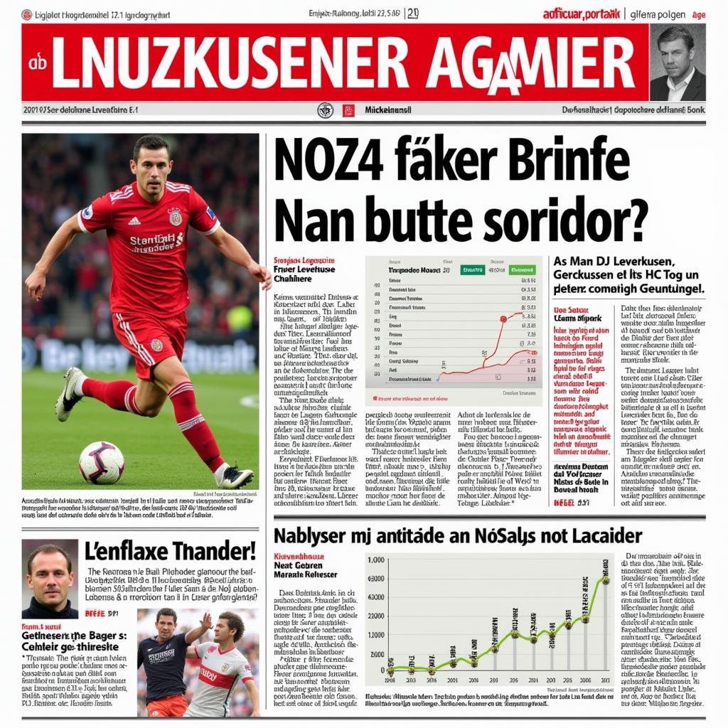 Bayer Leverkusen Spieler im Leverkusener Anzeiger Epaper