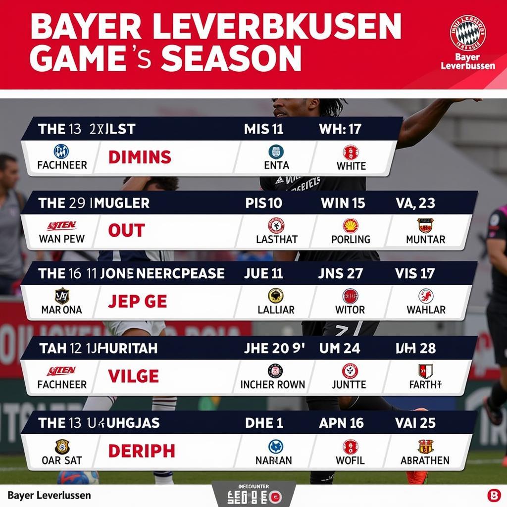 Bayer Leverkusen Spielplan 2024