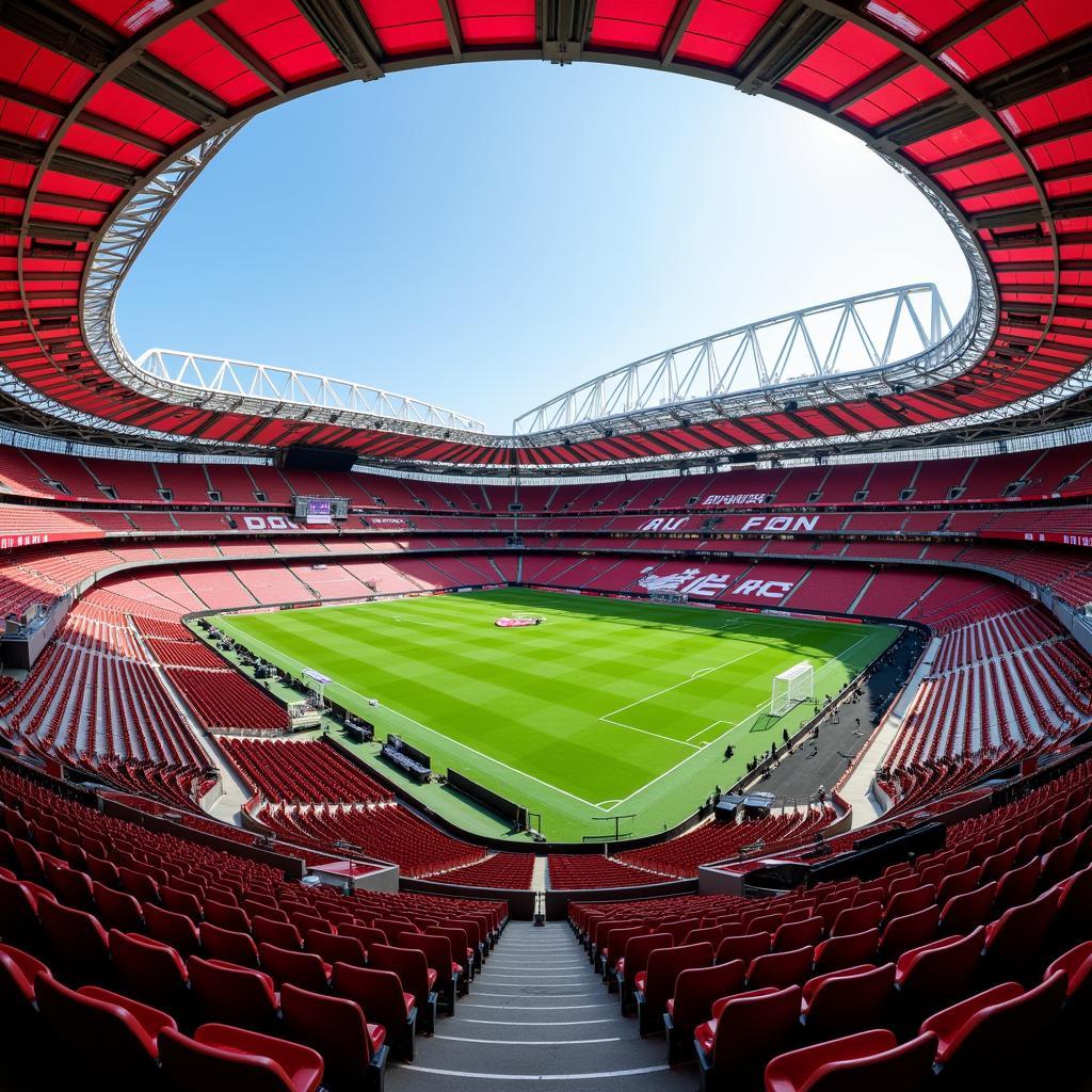 Die BayArena, Heimstadion von Bayer Leverkusen