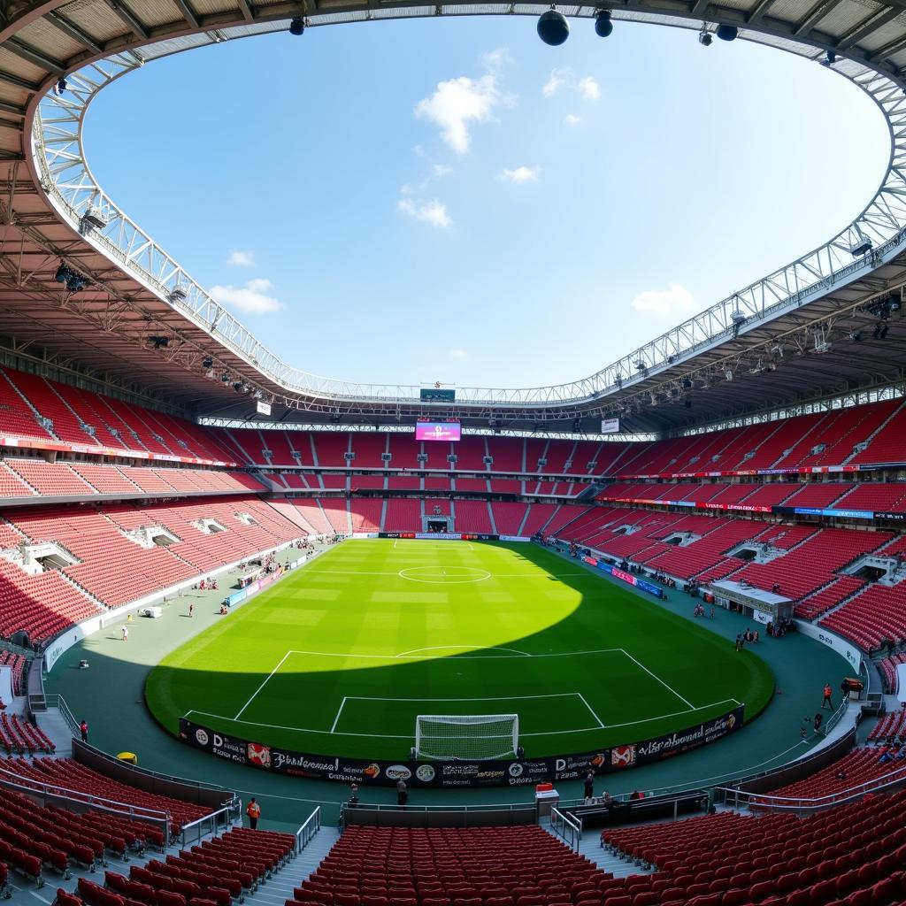 Die BayArena - Heimat von Bayer Leverkusen