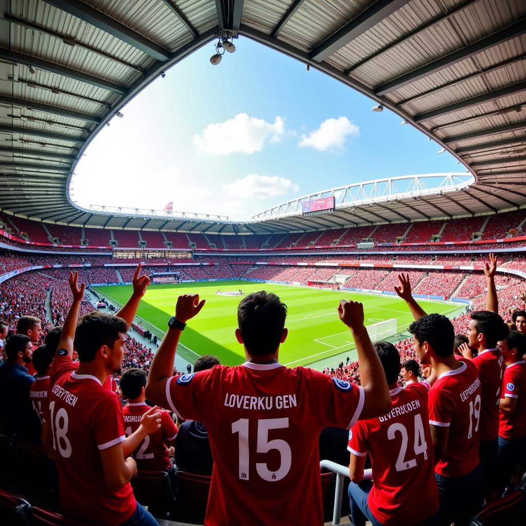 Bayer Leverkusen Stadion: Ein beliebtes Ziel für Fußballfans aus Odenthal