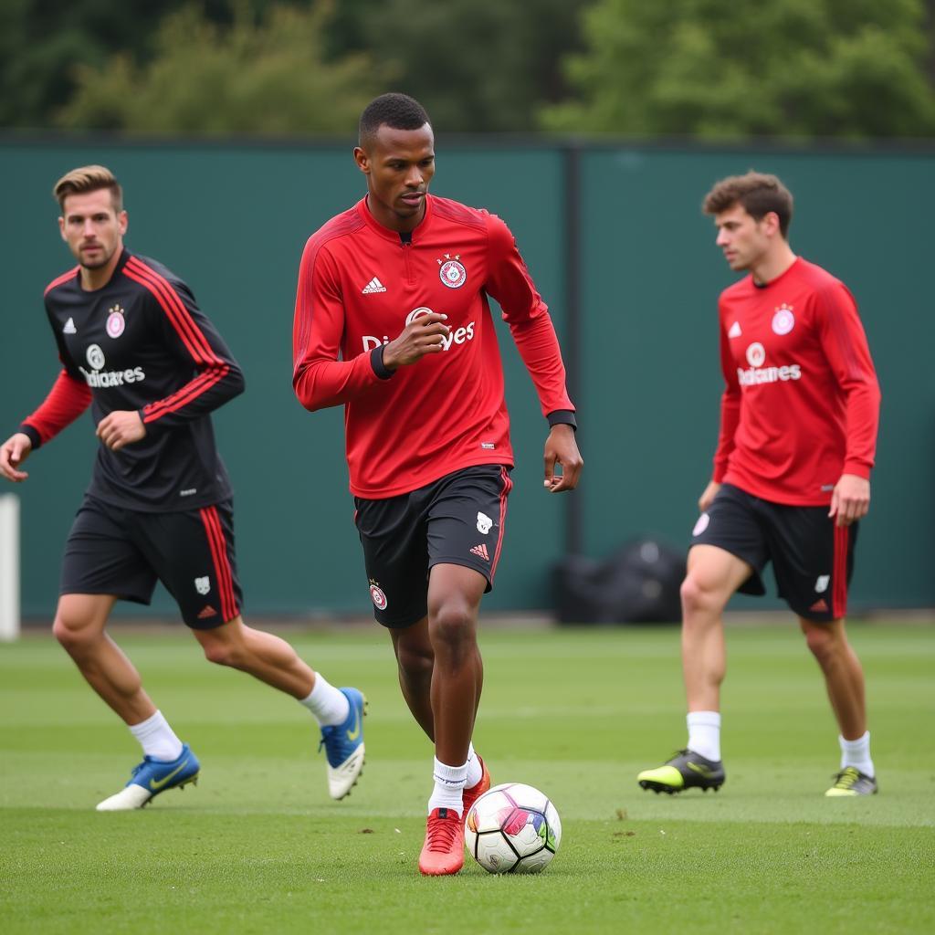 Trainingsbilder von Bayer Leverkusen